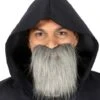 Barba Mediana De Anciano Gris Para Hombre -Tienda De Cosplay barba mediana de anciano gris para hombre