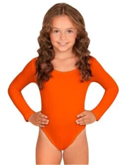 Body Naranja Para Niña