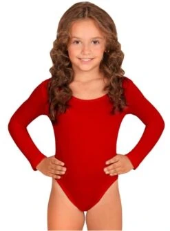 Body Rojo Para Niña