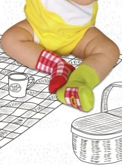 Calcetines De Picnic Para Bebé -Tienda De Cosplay calcetines de picnic para bebe 4