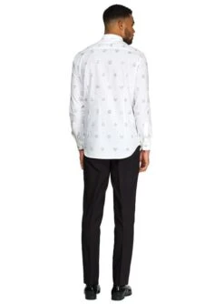 Camisa Navideña Blanca "Icons" - Opposuits -Tienda De Cosplay camisa de christmas icons opposuits para hombre 2