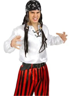 Camisa De Pirata Blanca