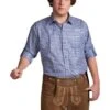Camisa Tirolesa Azul Para Hombre -Tienda De Cosplay camisa tirolesa azul para hombre