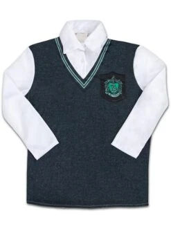 Camiseta De Slyhterin Para Niña - Harry Potter -Tienda De Cosplay camiseta de slyhterin para nina harry potter 2