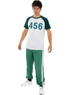 Camiseta El Juego Del Calamar Nº 456 - Oficial Netflix -Tienda De Cosplay camiseta el juego del calamar n 456 oficial netflix 1 7