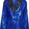 Chaqueta Azul De Lentejuelas Años 70 Talla Grande -Tienda De Cosplay chaqueta azul de lentejuelas anos 70 talla grande