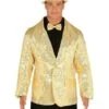 Chaqueta De Lentejuelas Doradas Para Hombre -Tienda De Cosplay chaqueta de lentejuelas doradas para hombre