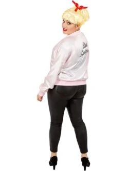 Chaqueta De Pink Ladies Talla Grande - Disfraz Grease -Tienda De Cosplay chaqueta de pink ladies talla grande disfraz grease 2