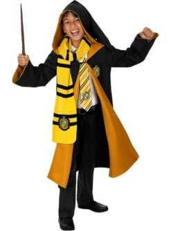 Corbata Hufflepuff Harry Potter Para Niños -Tienda De Cosplay corbata hufflepuff harry potter para ninos 1