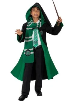 Corbata Slytherin Harry Potter Para Niños -Tienda De Cosplay corbata slytherin harry potter para ninos 1