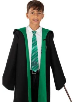 Corbata Slytherin Harry Potter Para Niños -Tienda De Cosplay corbata slytherin harry potter para ninos 2