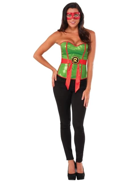 Corsé De Raphael Las Tortugas Ninja Para Mujer 3 Corsé De Raphael Las Tortugas Ninja Para Mujer