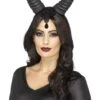 Diadema Con Cuernos Negros Para Mujer 1 Diadema Con Cuernos Negros Para Mujer -Tienda De Cosplay diadema con cuernos negros para mujer