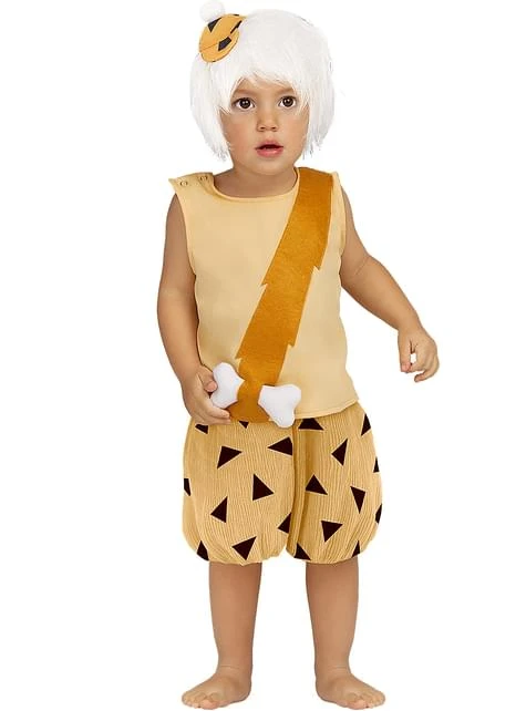 Disfraz De Bam-Bam Para Bebé - Los Picapiedra 3 Disfraz De Bam-Bam Para Bebé - Los Picapiedra