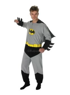Disfraz De Batman Onesie Para Adulto - DC Comics