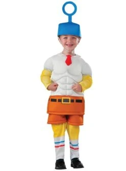 Disfraz De Bob Esponja La Película Musculoso Para Bebé