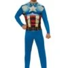 Disfraz De Capitán América Basic Para Hombre -Tienda De Cosplay disfraz de capitan america basic para hombre