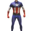Disfraz De Capitán América Clásico Morphsuit