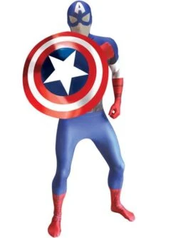 Disfraz De Capitán América Morphsuit -Tienda De Cosplay disfraz de capitan america morphsuit 4