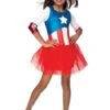 Disfraz De Capitán América Tutú Marvel Para Niña -Tienda De Cosplay disfraz de capitan america tutu marvel para nina