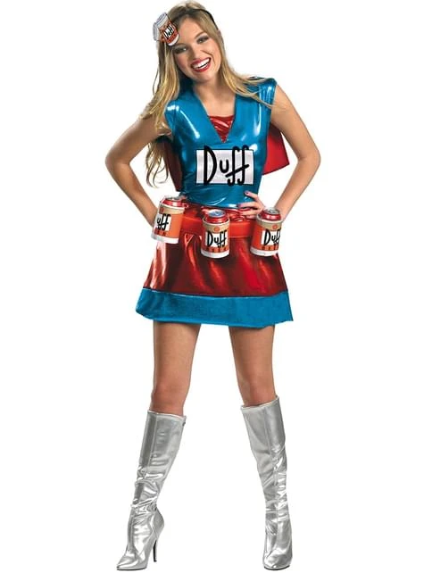 Disfraz De Duffwoman Los Simpsons 3 Disfraz De Duffwoman Los Simpsons