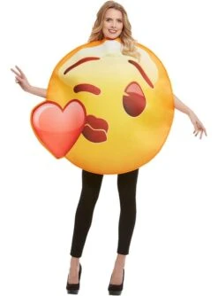 Los más vendidos 17 Disfraz De Emoji Beso De Corazón
