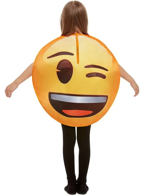 Disfraz De Emoji Guiñando Un Ojo Infantil 8 Disfraz De Emoji Guiñando Un Ojo Infantil - Imagen 6
