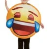 Disfraz De Emoji Sonriente Con Lágrimas Infantil -Tienda De Cosplay disfraz de emoji sonriente con lagrimas infantil