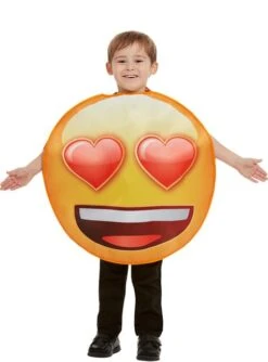 Los más vendidos 19 Disfraz De Emoji Sonriente Con Ojos De Corazón Infantil