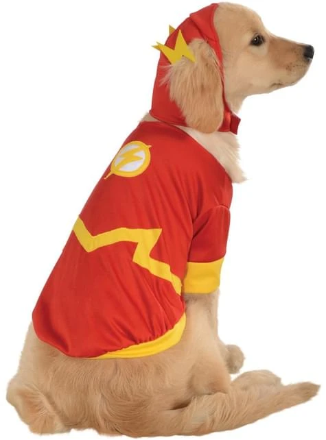 Disfraz De Flash DC Comics Para Perro 3 Disfraz De Flash DC Comics Para Perro