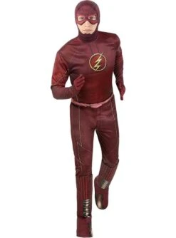 Disfraz De Flash Deluxe Para Hombre - The Flash -Tienda De Cosplay disfraz de flash deluxe para hombre the flash 2