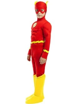 Disfraz De Flash Deluxe Para Niño -Tienda De Cosplay disfraz de flash deluxe para nino 1 2