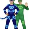 Disfraz De Gatuno Y Gekko Reversible - Pj Masks -Tienda De Cosplay disfraz de gatuno y gekko reversible pj masks