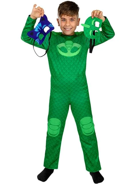 Disfraz De Gatuno Y Gekko Reversible - Pj Masks 6 Disfraz De Gatuno Y Gekko Reversible - Pj Masks - Imagen 4