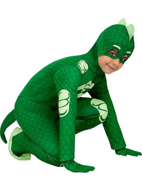 Disfraz De Gekko PJ Masks Deluxe Para Niños 9 Disfraz De Gekko PJ Masks Deluxe Para Niños - Imagen 7