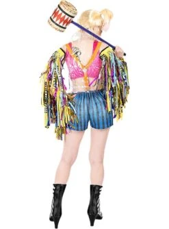Disfraz De Harley Quinn Con Flecos Talla Grande - Birds Of Prey -Tienda De Cosplay disfraz de harley quinn con flecos talla grande birds of prey 1 2