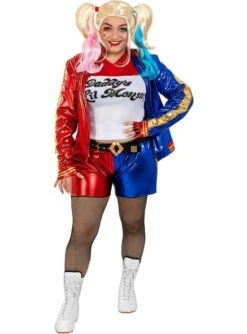 Disfraz De Harley Quinn Talla Grande - Escuadrón Suicida -Tienda De Cosplay disfraz de harley quinn escuadron suicida talla grande 4