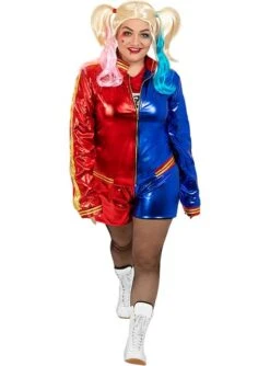 Disfraz De Harley Quinn Talla Grande - Escuadrón Suicida -Tienda De Cosplay disfraz de harley quinn escuadron suicida talla grande 7