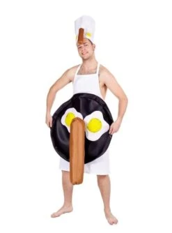 Disfraz De Huevos Fritos Y Salchicha