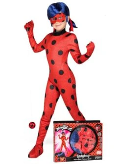 Disfraz De Ladybug Con Peluca Para Niña