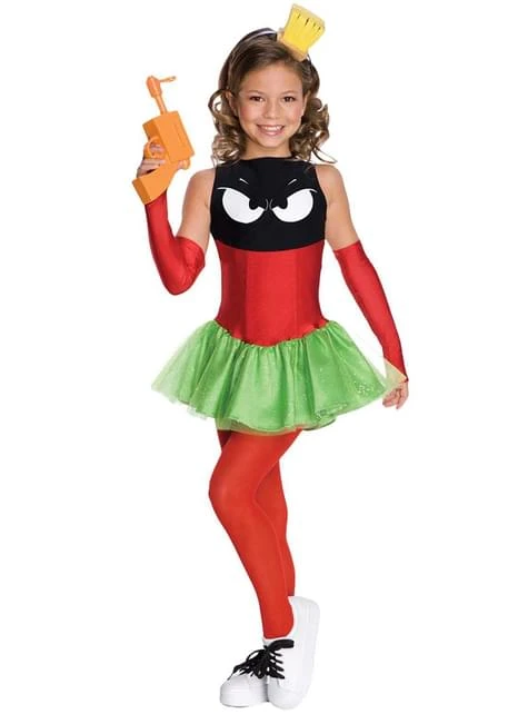 Disfraz De Marvin El Marciano Para Niña 3 Disfraz De Marvin El Marciano Para Niña