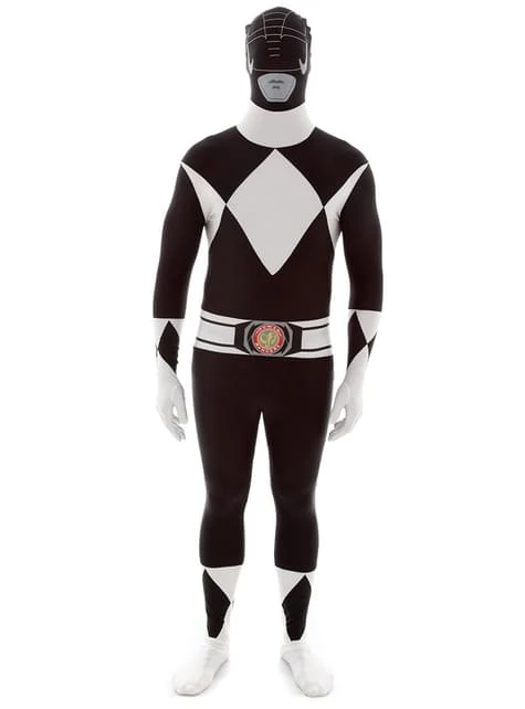 Disfraz De Power Ranger Negro Morphsuit 3 Disfraz De Power Ranger Negro Morphsuit