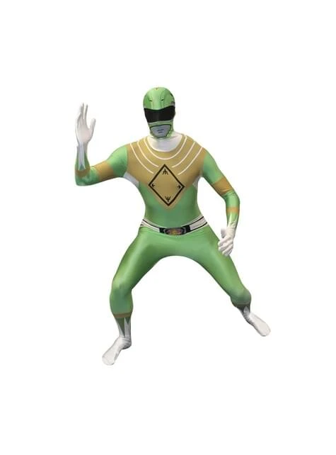 Disfraz De Power Ranger Verde Morphsuit 4 Disfraz De Power Ranger Verde Morphsuit - Imagen 2