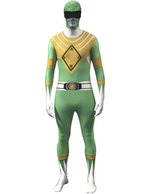Disfraz De Power Ranger Verde Morphsuit 3 Disfraz De Power Ranger Verde Morphsuit