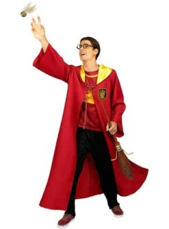 Disfraz De Quidditch Gryffindor Para Adulto - Harry Potter -Tienda De Cosplay disfraz de quidditch gryffindor para adulto harry potter 3