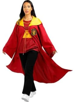 Disfraz De Quidditch Gryffindor Para Adulto - Harry Potter -Tienda De Cosplay disfraz de quidditch gryffindor para adulto harry potter 7