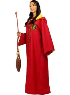 Disfraz De Quidditch Gryffindor Para Adulto - Harry Potter -Tienda De Cosplay disfraz de quidditch gryffindor para adulto harry potter 8
