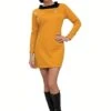 Disfraz De Star Trek Clásico Dorado Para Mujer 2 Disfraz De Star Trek Clásico Dorado Para Mujer -Tienda De Cosplay disfraz de star trek clasico dorado para mujer