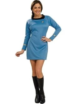 Disfraz De Star Trek Deluxe Azul Para Mujer