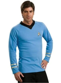 Disfraz De Star Trek Spock Clásico Azul